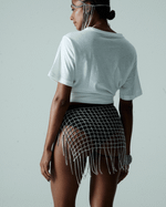 Saia Cristal Franja Geometric