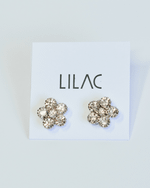 Brinco Flor Cristal