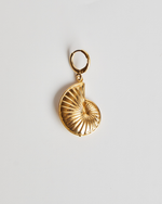 Pingente Concha Espiral Dourado