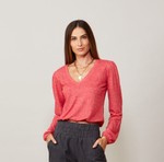 BLUSA MILOS ML - VERMELHO