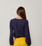 BLUSA DIJON - AZUL MARINHO