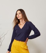 BLUSA DIJON - AZUL MARINHO