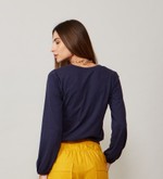 BLUSA DIJON - AZUL MARINHO