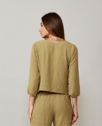 BLUSA INGLATERRA - VERDE OLIVA