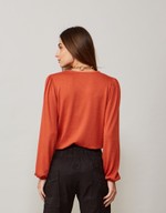 BLUSA NOVIS - FERRUGEM