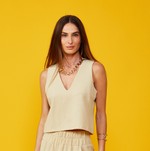 BLUSA CARGO - MARFIM