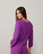 BLUSA NIGERIA - ROXO