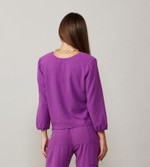 BLUSA NIGERIA - ROXO