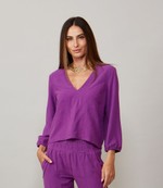 BLUSA NIGERIA - ROXO