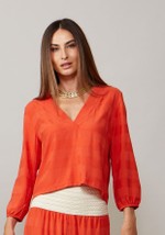 BLUSA ALGARVE - TERRACOTA