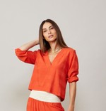 BLUSA ALGARVE - TERRACOTA