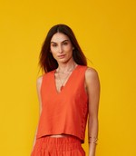 BLUSA PERSA - TERRACOTA