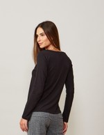 BLUSA MALAGA ML - PRETA