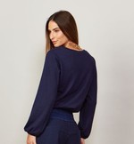 BLUSA AUSTIN ML - AZUL MARINHO