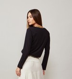 BLUSA ELBA ML - PRETA