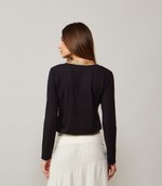 BLUSA ELBA ML - PRETA