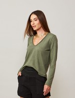 BLUSA BASIL - VERDE