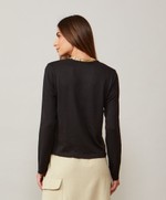 BLUSA BASIL - PRETA