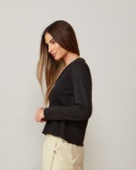 BLUSA BASIL - PRETA