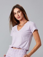 BLUSA ELBA MC - LILAS