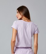 BLUSA ELBA MC - LILAS