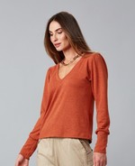 BLUSA RAVENNA ML - FERRUGEM