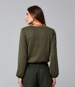 BLUSA AUSTIN ML - VERDE MILITAR