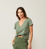 BLUSA LECCE - VERDE MILITAR