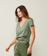 BLUSA LECCE - VERDE MILITAR