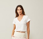 BLUSA ELBA MC - OFF WHITE