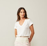 BLUSA ELBA MC - OFF WHITE