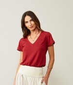 BLUSA ELBA MC - CARMIM