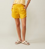 SHORTS PREGAS - AMARELO