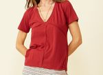 BLUSA GREELEY MC - CARMIM