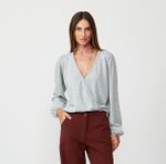 BLUSA NOVIS ML - CINZA