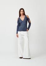 BLUSA LYON - AZUL MARINHO MESCLA