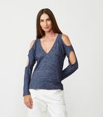 BLUSA LYON - AZUL MARINHO MESCLA