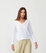 BLUSA CROPPED ML - BRANCO