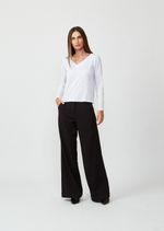 BLUSA CROPPED ML - BRANCO