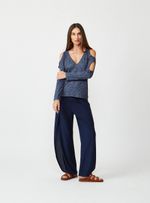 BLUSA LYON - AZUL MARINHO MESCLA