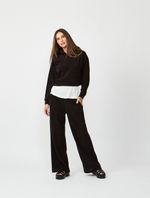 BLUSA CREMA - PRETO