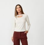 BLUSA NAVARRA - AREIA