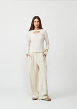 BLUSA NAVARRA - AREIA