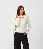 BLUSA NAVARRA - AREIA