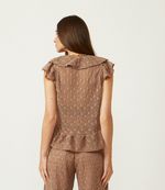 BLUSA TRAMA BOTOES-CACAU