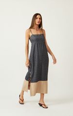 VESTIDO PUGLIA-AZUL MARINHO LISTRA