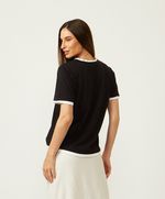 BLUSA SOBREPOSTA - PRETO