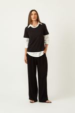 BLUSA SOBREPOSTA - PRETO