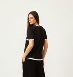 BLUSA SOBREPOSTA - PRETO