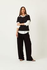 BLUSA SOBREPOSTA - PRETO